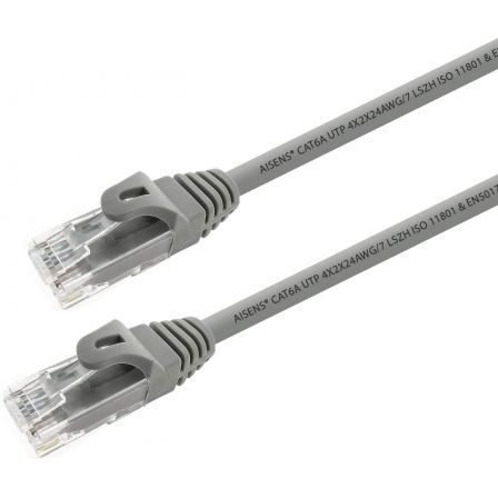 Aisens Cable de Red RJ45 CAT.6A UTP 0,5m Gris Aisens Cable de Red RJ45 CAT.6A UTP 0,5m Gris